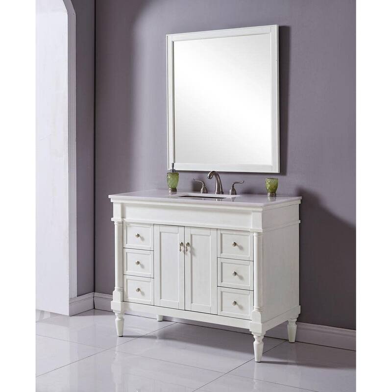 Elegant Lighting VF13042 Lexington 42" Free Standing Single Basin