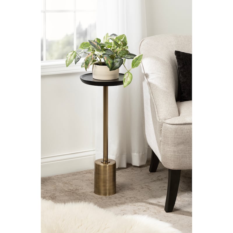 Kate and Laurel Xyler Wood and Metal Drink Table