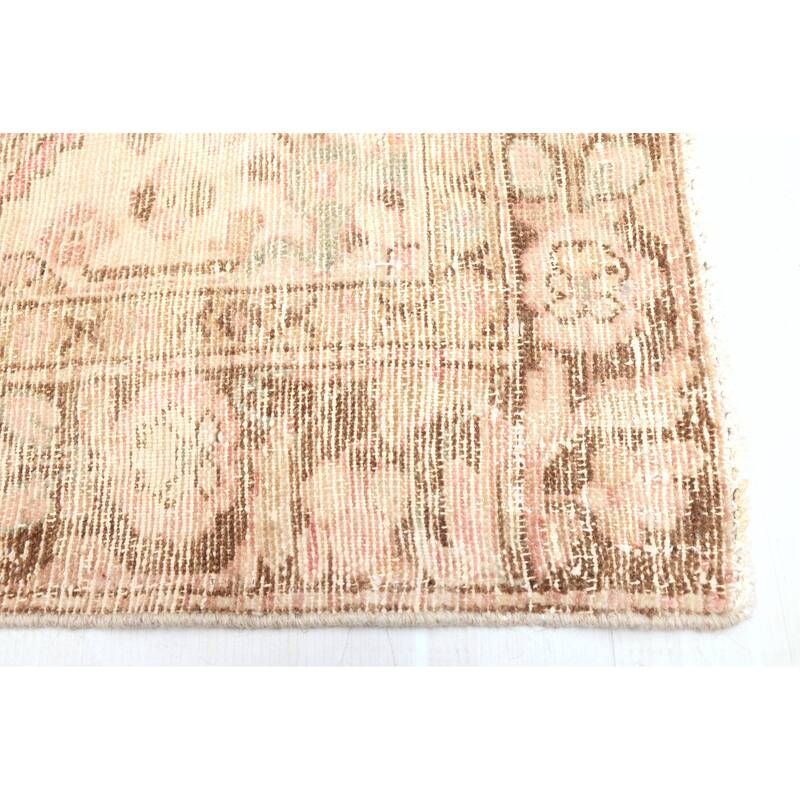ECARPETGALLERY Hand-knotted Antalya Vintage Copper Wool Rug - 4'11 x 6'11