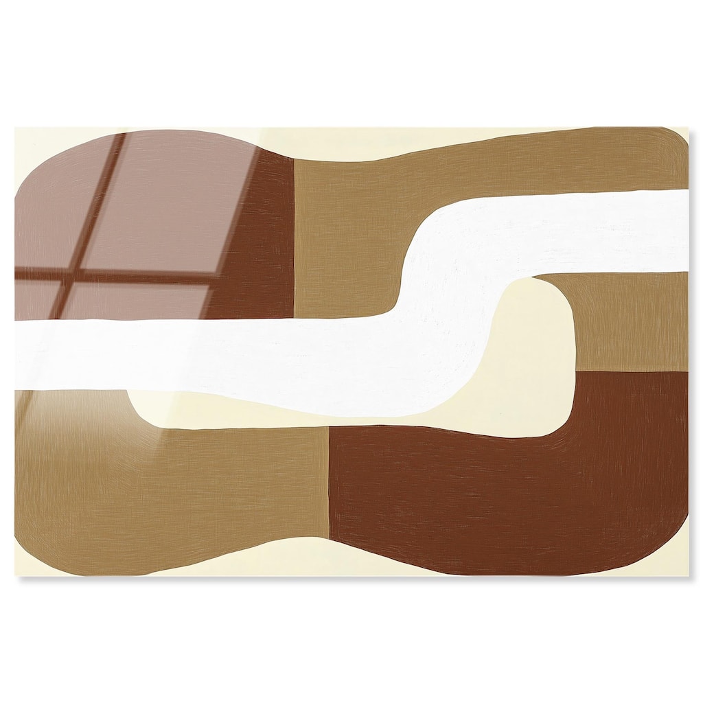 Minimal Wavy III Acrylic by Art Remedy, Ready to Hang