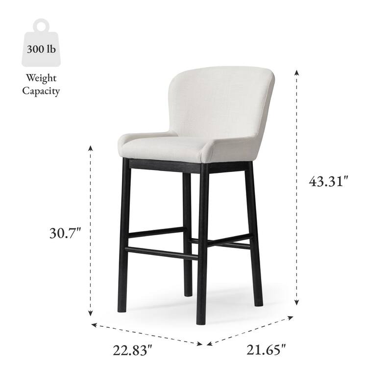 Maven Lane Gia Kitchen Dining Stool