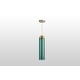 preview thumbnail 2 of 10, Hydra 1 - Light Single Cylinder Glass Pendant Light Forest Green