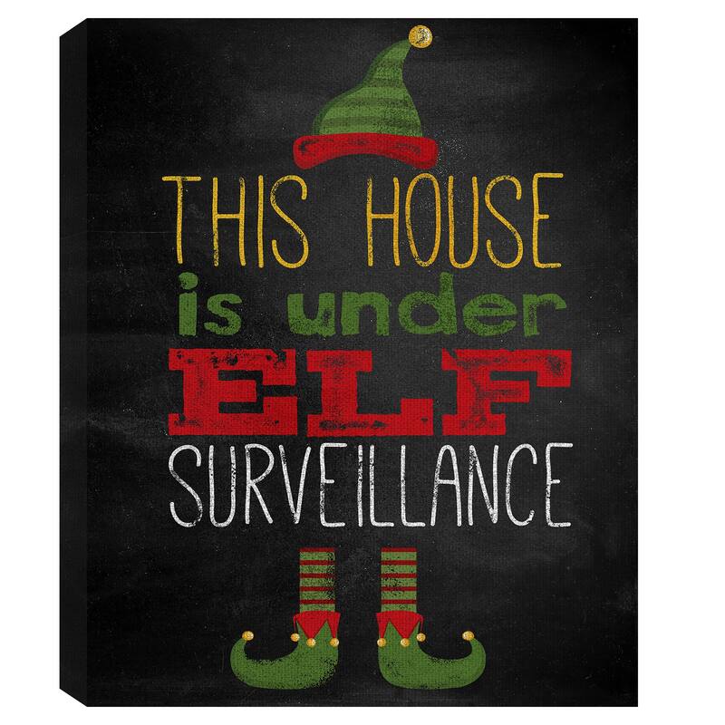 Elf Surveillance Canvas Art Print