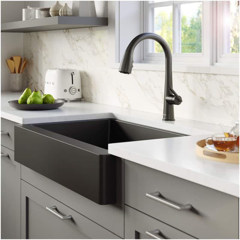Karran USA KKF320 Kentland 1.8 GPM Single Hole Pull Down Kitchen