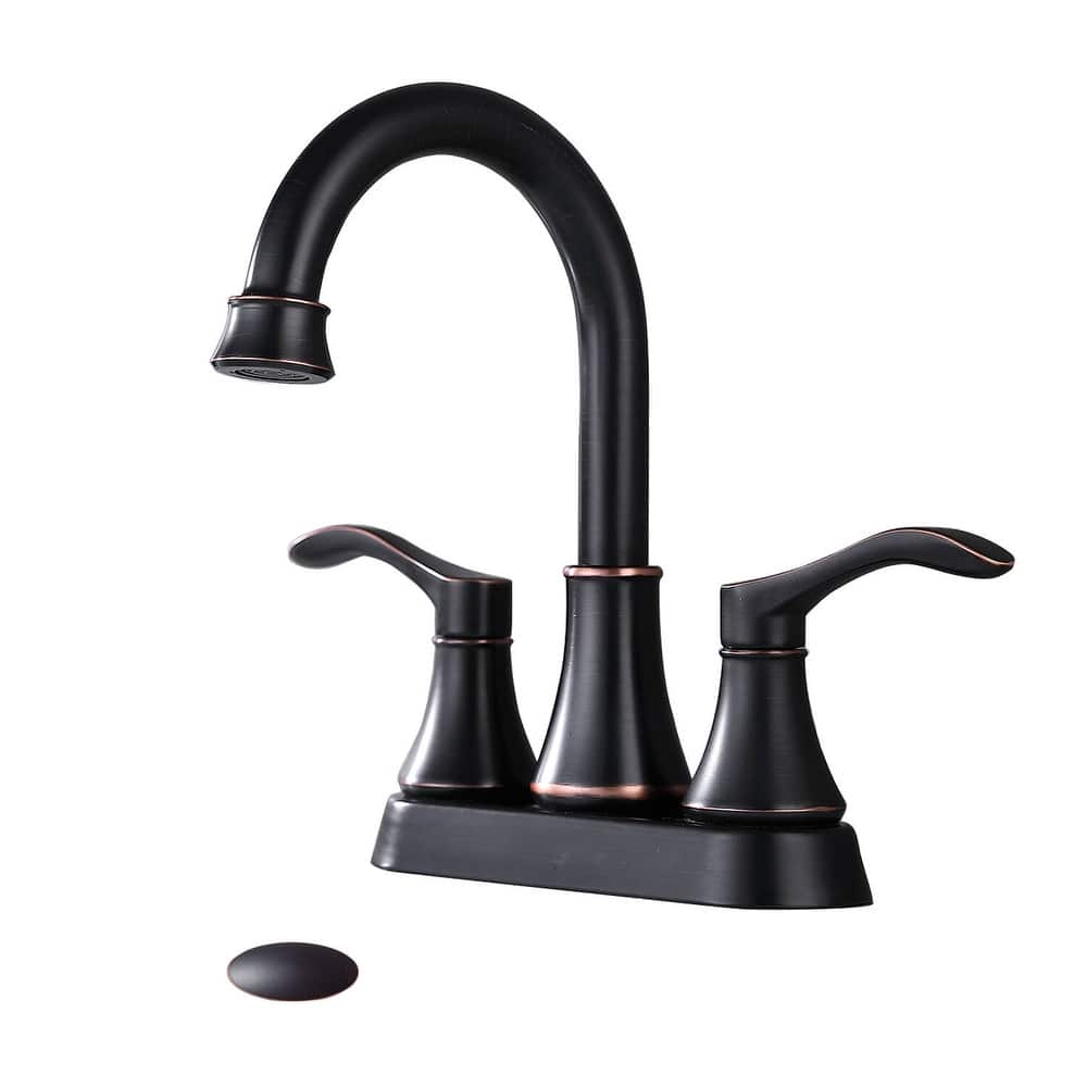 BATHLET Swivel Spout Centerset Bathroom Sink Faucet