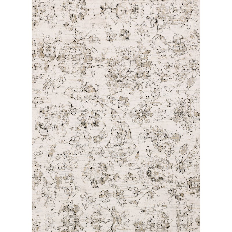 Alexander Home Verona Shabby Chic Botanical and Floral Rug