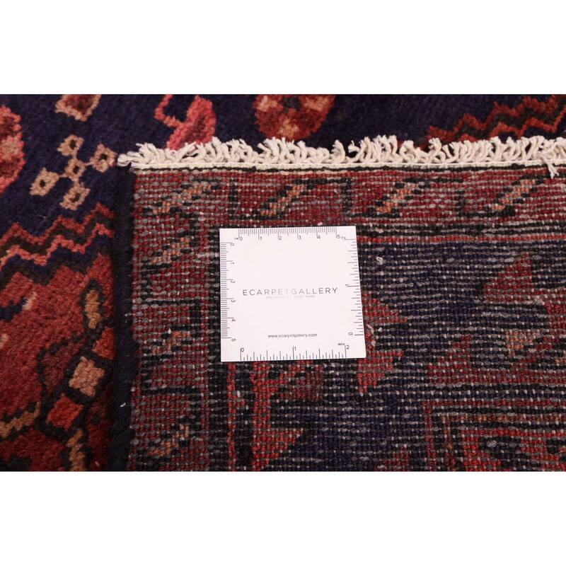 ECARPETGALLERY Hand-knotted Andelz Dark Red Wool Rug - 4'11 x 7'3