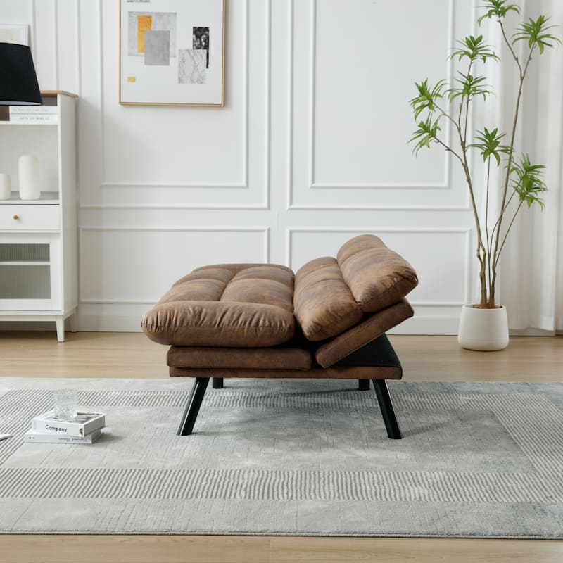 70" W Modern Convertible Folding Futon Couch Sofa Bed for Living Room,Dorm,Apartment,Bedroom