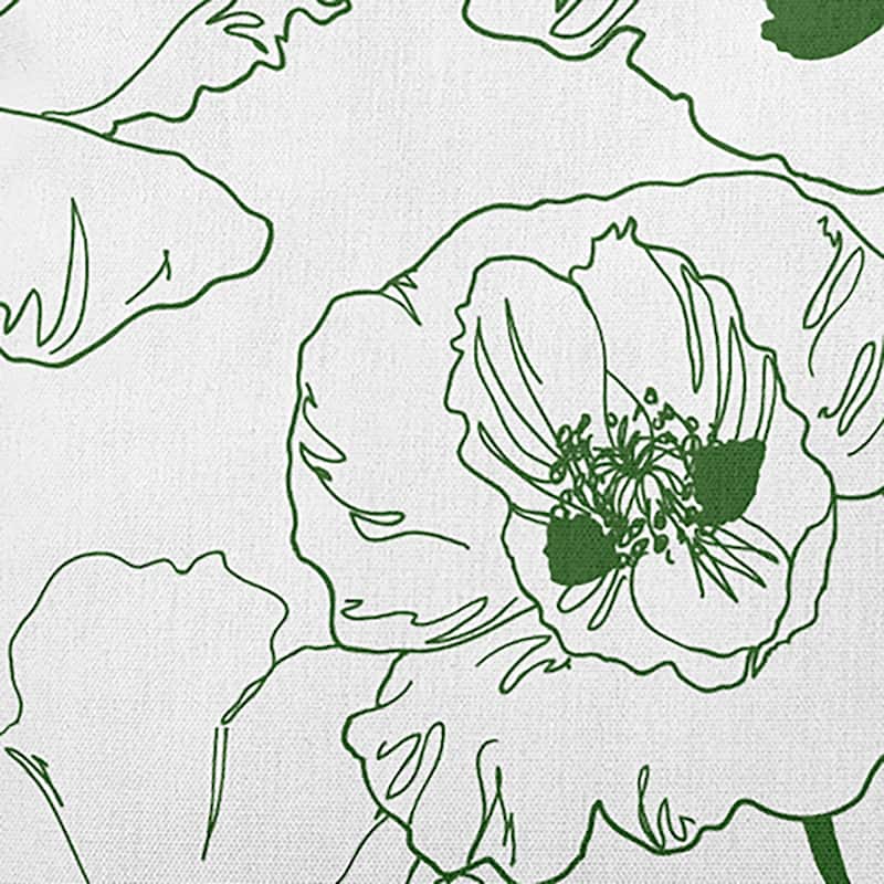 Popping Poppies Decorative Throw Pillow
