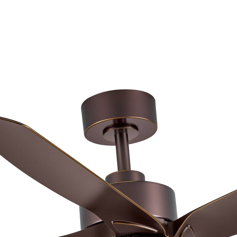 54-inch 5-Blade Integrated LED Ceiling Fan with Light and Remote