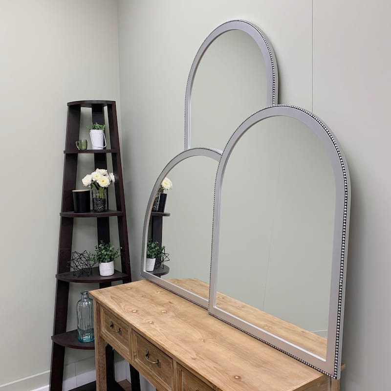 Van Buren Framed Vanity Mirror - Crescent Cathedral - 24.4x32.4