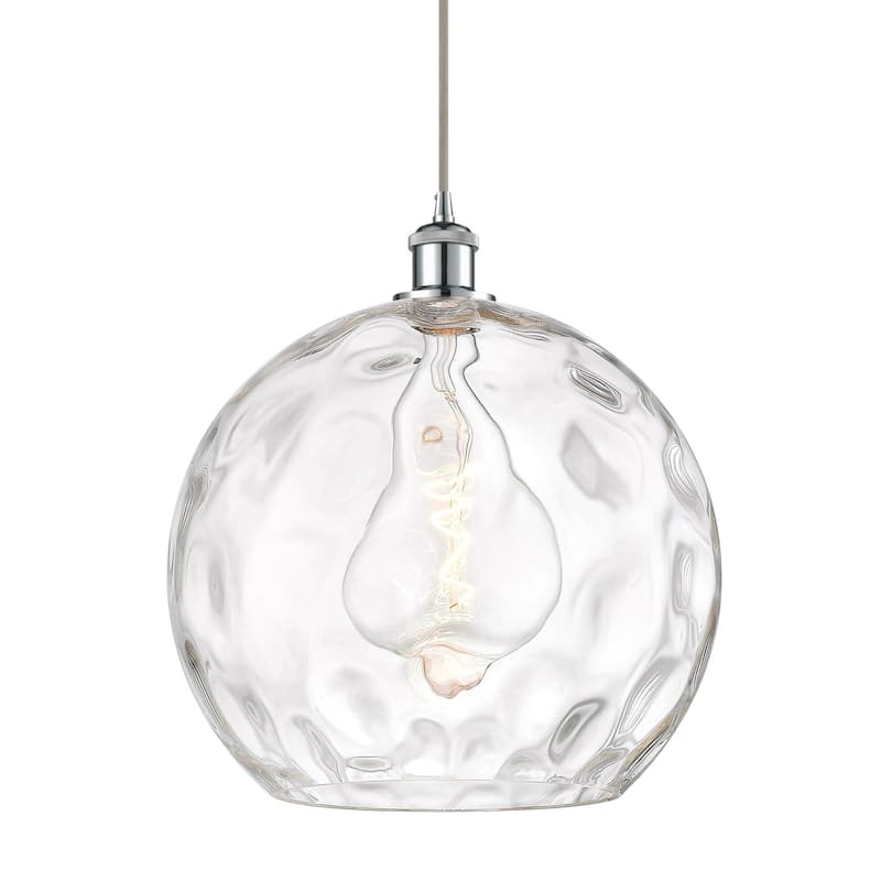 Innovations Lighting 516-1P-17-14 Athens Pendant Athens 14" Wide - Polished Chrome / Clear Water Glass
