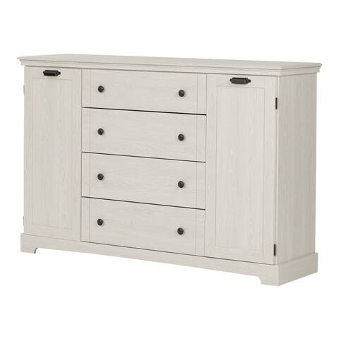 South Shore Avilla 4-Drawer Dresser with Doors