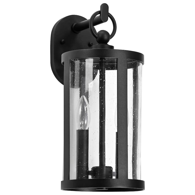 Nuvo Lighting 60/8113 Broadstone 2 Light 20" Tall Outdoor Wall Sconce - Matte Black