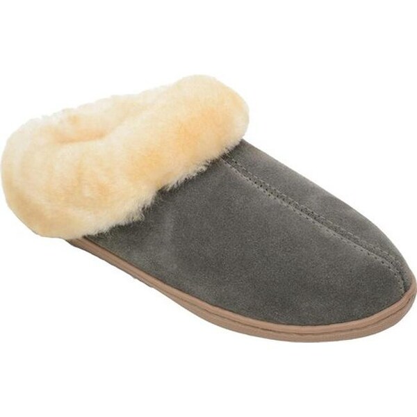 minnetonka chesney suede mule slipper
