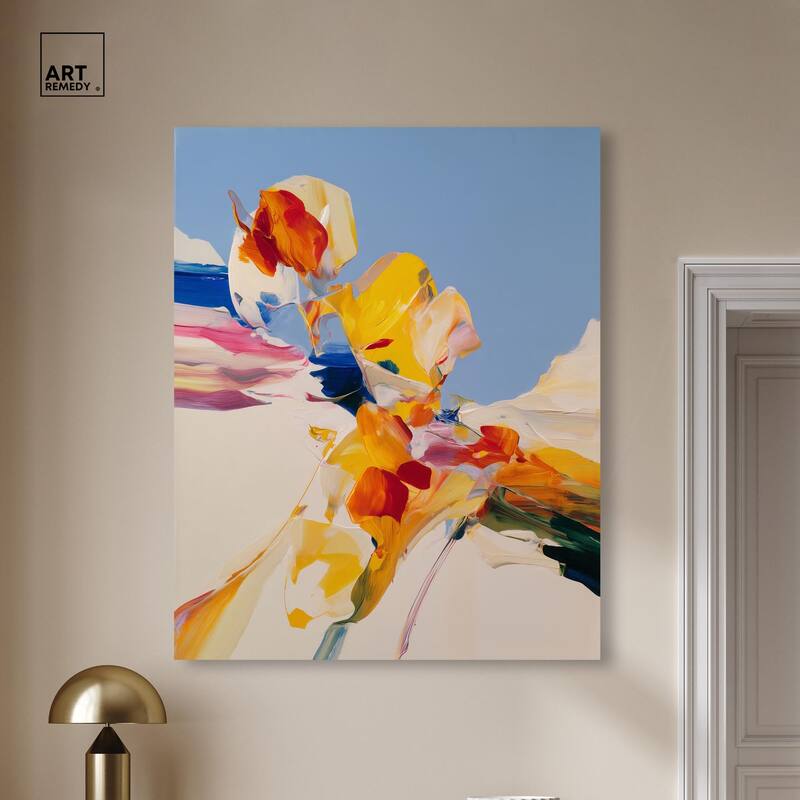 Flippant Bloom II Canvas by Art Remedy, Gallery Wrapped