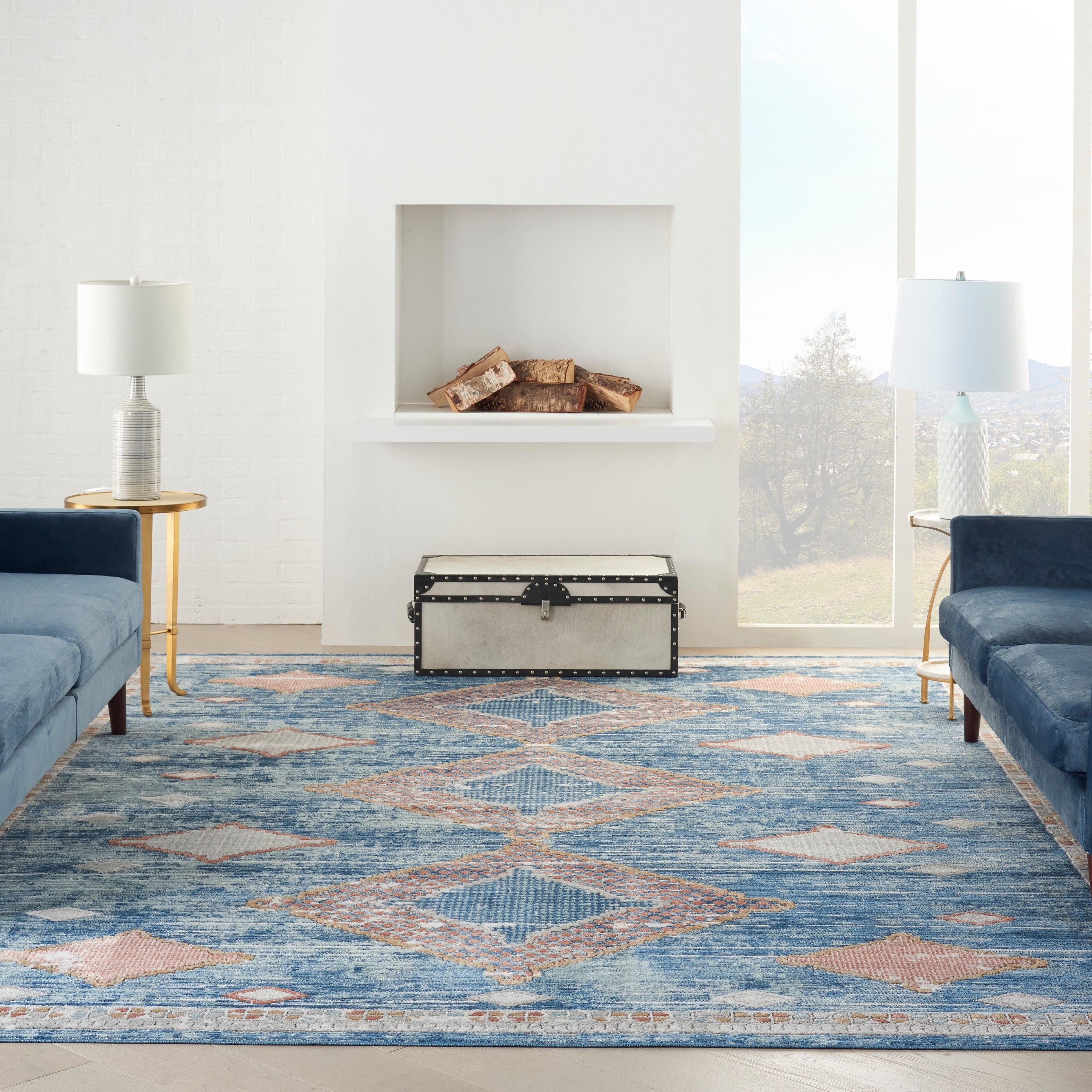 Nourison Concerto Vintage Moroccan Diamond Area Rug