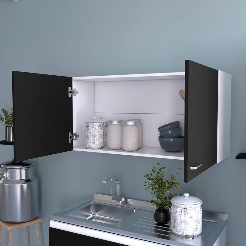 Brookeline Rectangle 2-Door Wall Cabinet White