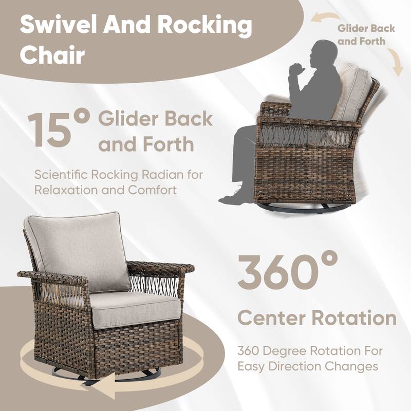 Outdoor Wicker Furniture Couch Set