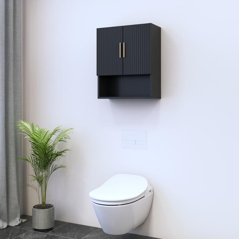 Meble Furniture Madera 07 Over the Toilet Cabinet (20"W x 24"H) - Modern Matte Finish Bathroom Storage