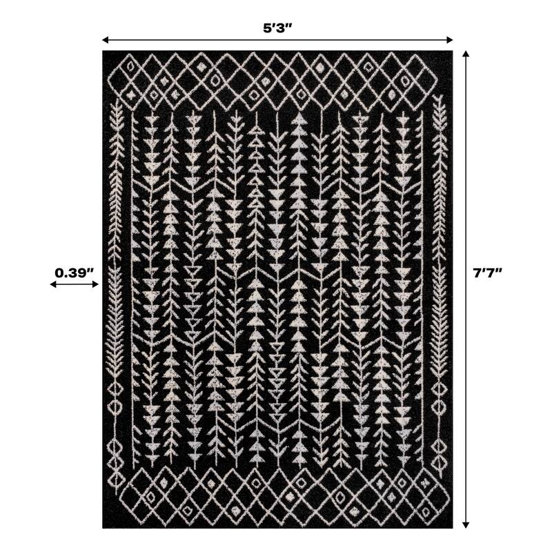 JONATHAN Y Asilah Moroccan Geometric Area Rug
