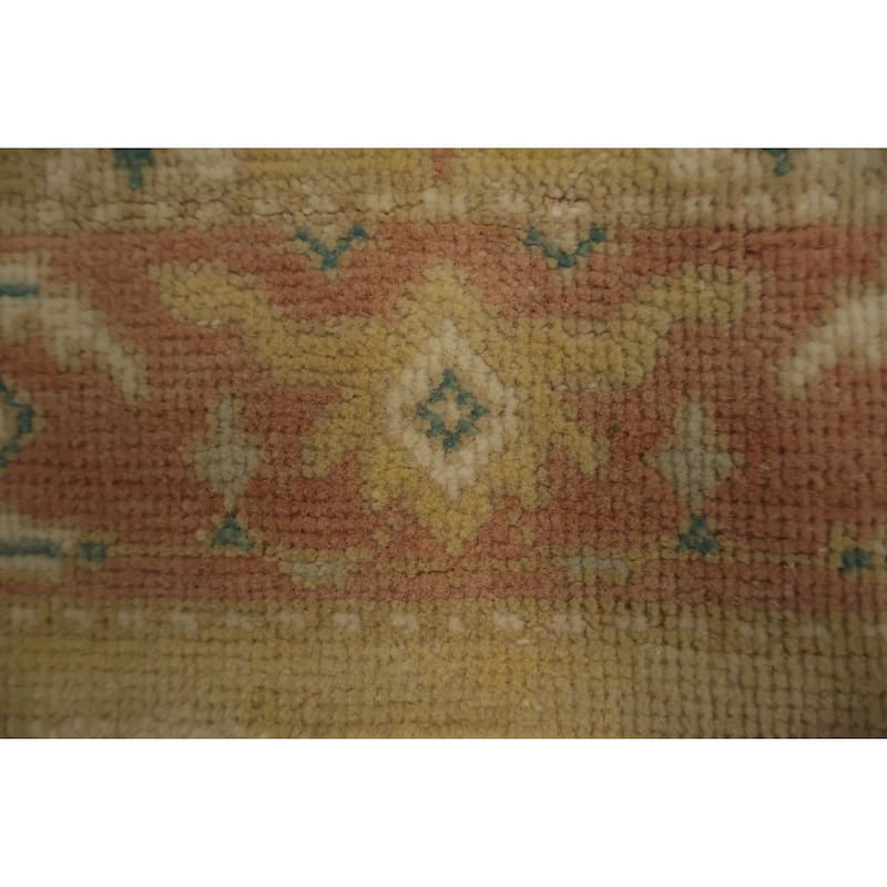Hand Knotted Oriental 100% Wool Carpet Traditional All-Over Brown Ziegler Area Rug - 3' 1'' X 1' 11''