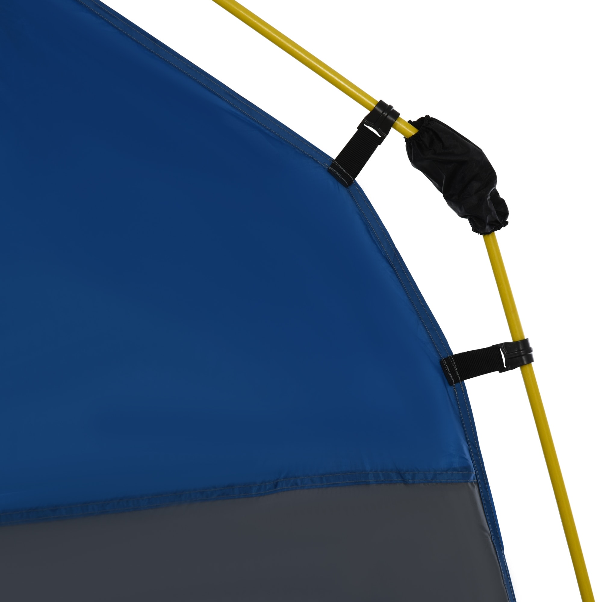 Outdoor Pop-up Camping Tent with Two Storage Pockets, Windows and