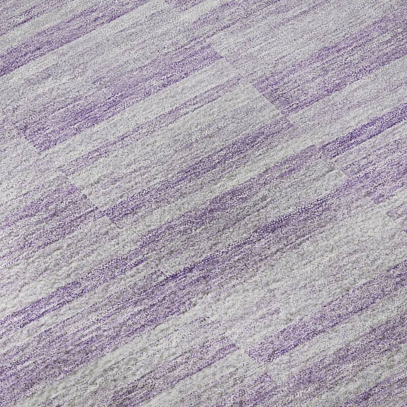Premium Washable Super Soft Ombre Geo Stripe Mayfield Rug