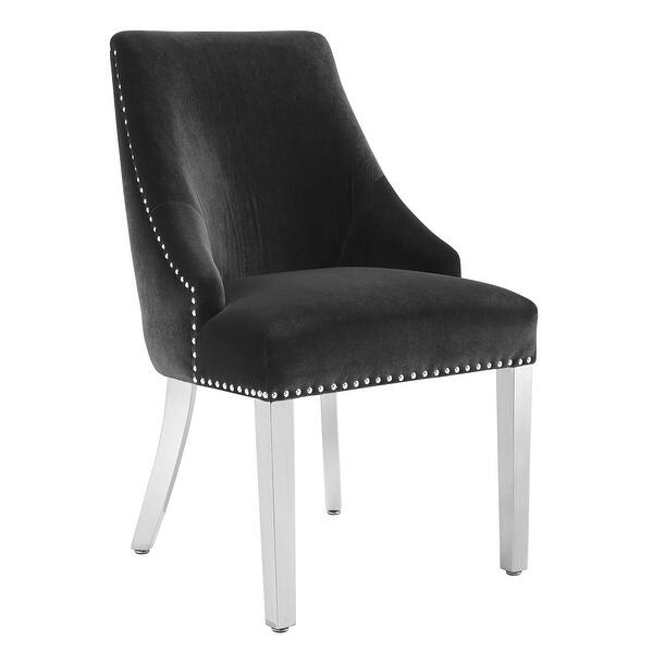 Shop Braff Velvet Tufted High Back Dining Chairs With Metal Legs By Corvus Set Of 2 On Sale Overstock 31509969,Modern Boho Interior Design Bedroom