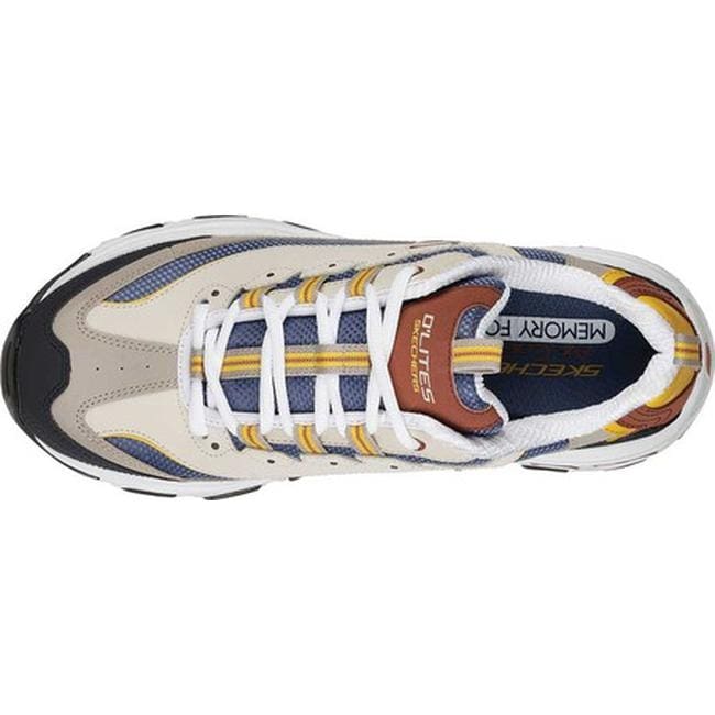 skechers d'lites mens brown