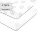 preview thumbnail 27 of 85, Ely's & Co. Baby Fitted Changing Pad Cover - Cradle Sheet Set - 2 Pack - 32" x 16"