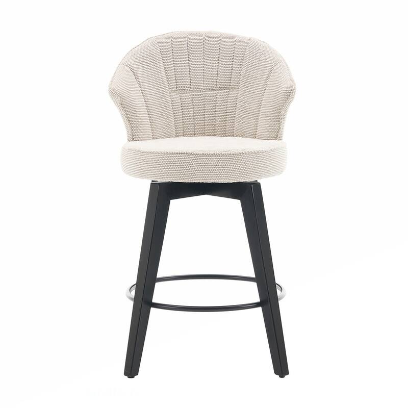 2PCS Wing Back Counter Height Adjustable Bar Stools