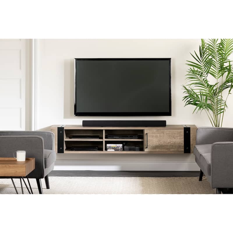 South Shore Munich 68" Wall Mounted Media Console - 68-Inch