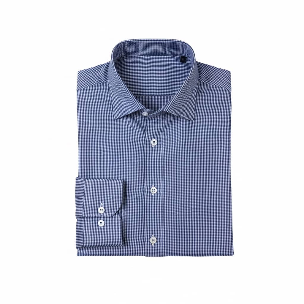 Nautica Men's Wrinkle-Resistant Gingham Performance Dress Shirt - Slim Fit