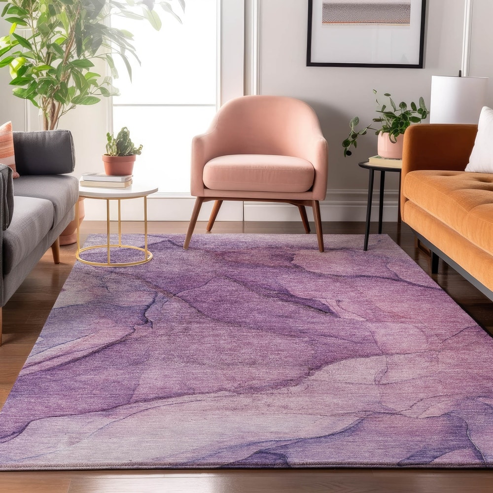 Premium Washable Super Soft Abstract Waves Mayfield Rug