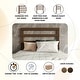 preview thumbnail 6 of 34, CraftPorch Modern Wooden Slat Headboard
