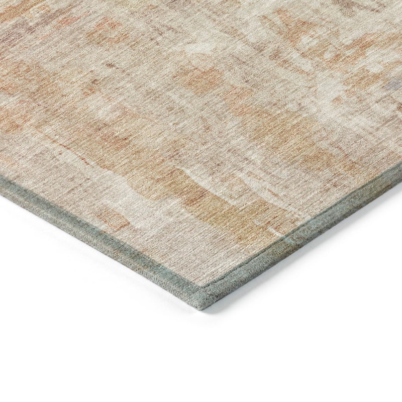 Machine Washable Indoor/ Outdoor Muted Ombre Chantille Rug