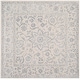 preview thumbnail 8 of 12, SAFAVIEH Handmade Glamour Rebeca Modern Viscose Rug 6' Square - Silver/Ivory - Square