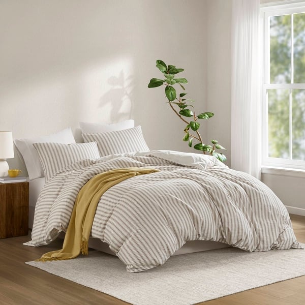 Madison Park Etta 3PCS Duvet Set - Tan - King
