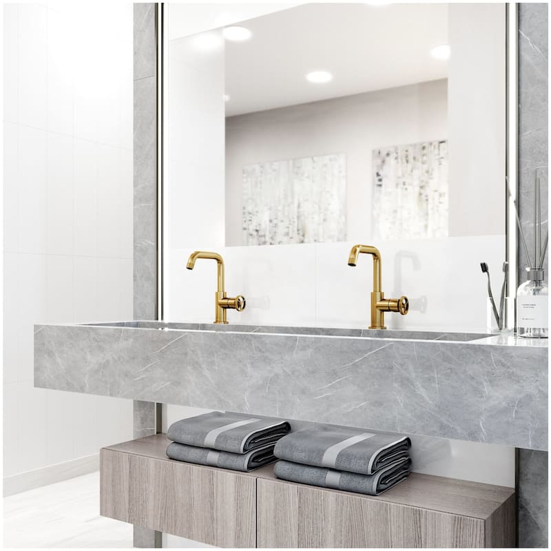Vigo VG01047 Cass 1.2 GPM 9" H Single Handle Single Hole Bathroom
