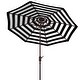 preview thumbnail 17 of 23, SAFAVIEH Athens Inside Out Striped 9-foot Outdoor Umbrella