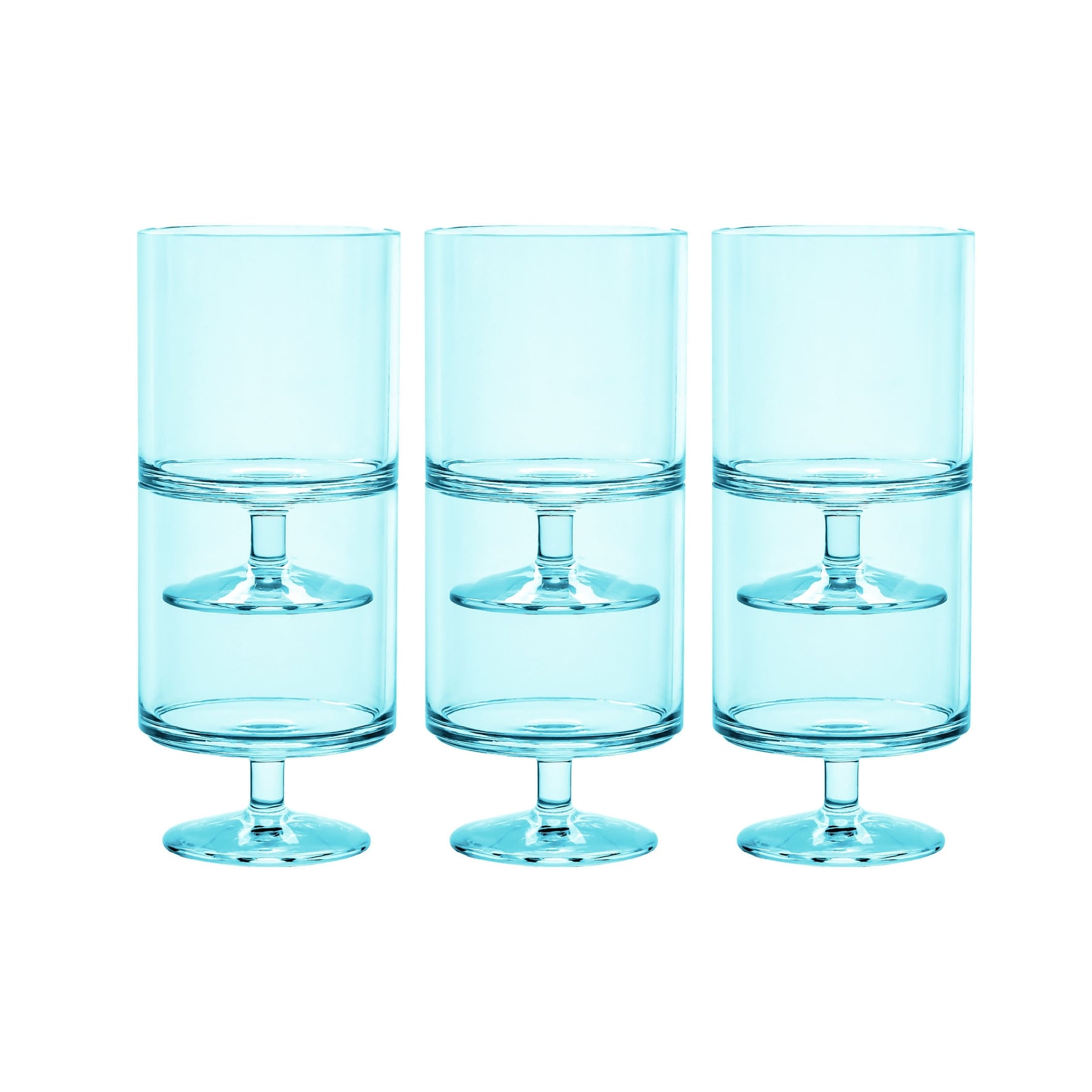 Abode Homewares Acrylic Stacking Wine Glass - 9.4 oz - Set of 6