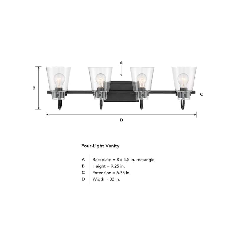 4 Light Vanity - 32