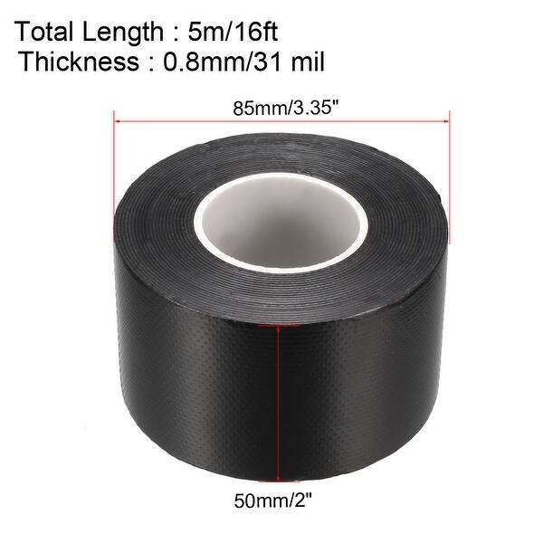 Shop Pvc Electrical Insulating Tape Double Sided 50mm Width 16ft 31mil Black 16ft Long Overstock 26408156