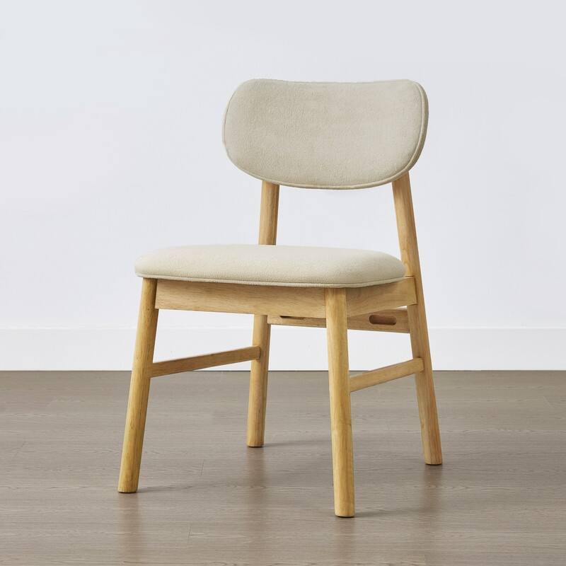 Spruce & Spring Extendable Dining Table Set with Upholstered Dining Chairs