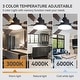 preview thumbnail 59 of 193, 42/48/52/56/60/65-IN LED Ceiling Fan with Light Kit and Remote(5/6/7/8-Blade)