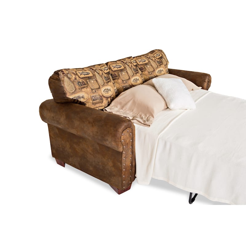 American Furniture Classics Model 8500-80S River Bend 4-Piece Set with Sleeper