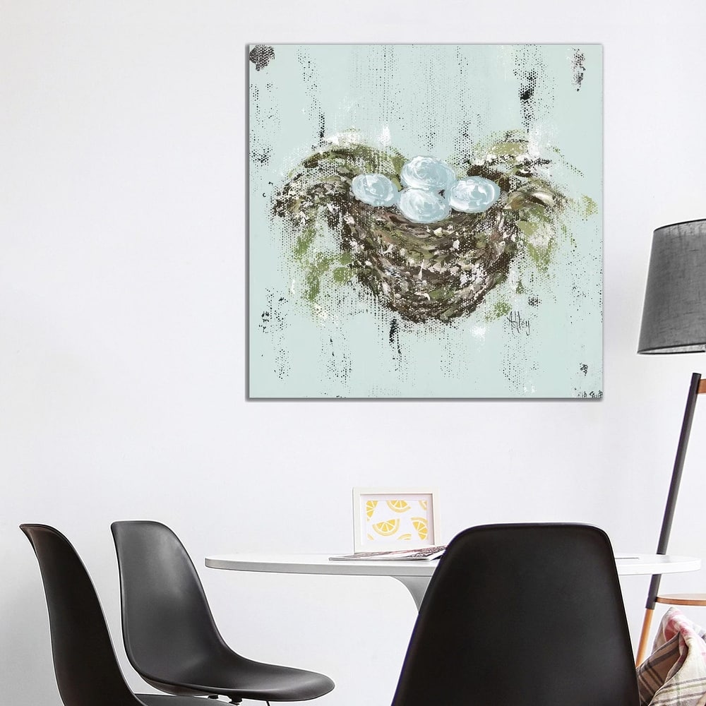 iCanvas "Bird Nest" by Ashley Bradley Canvas Print