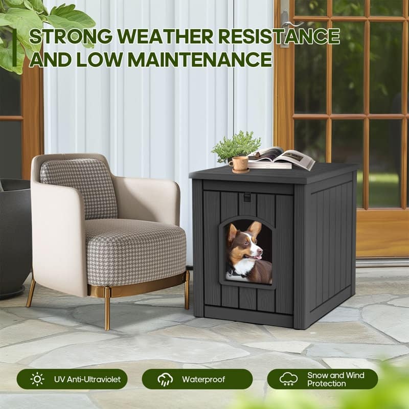 Outdoor Patio Storage Resin Lockable Deck Box