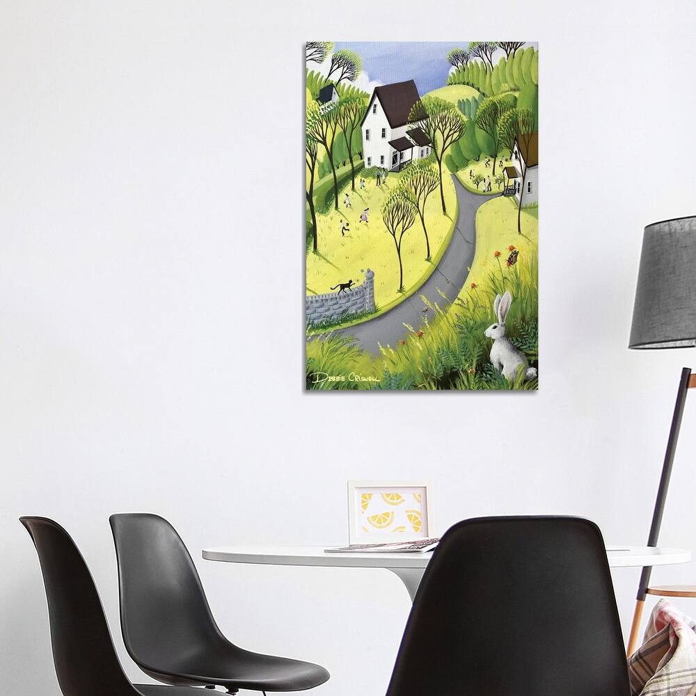 iCanvas "Easter Bunny" by Debbie Criswell Canvas Print